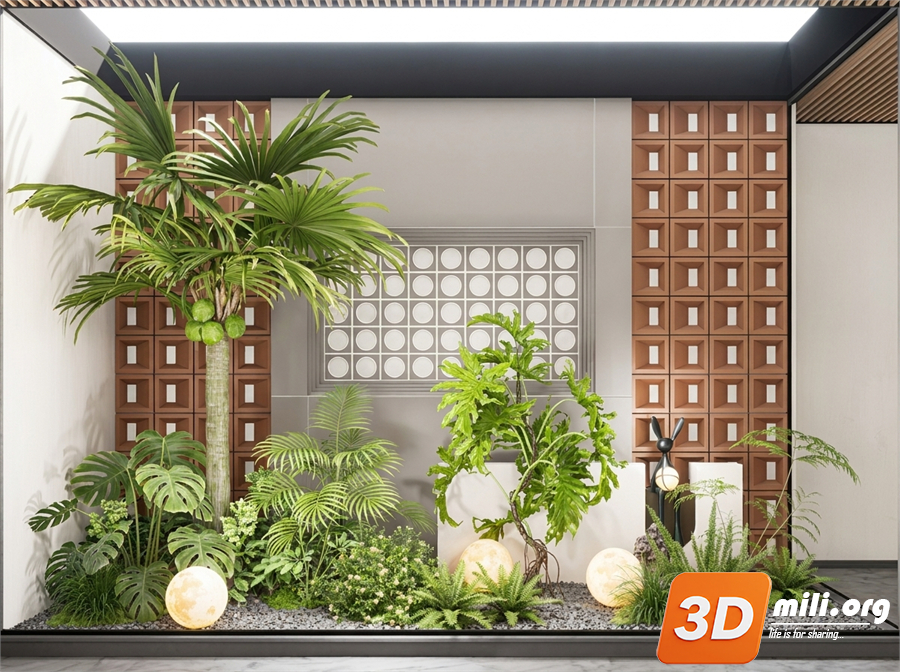 Mini Garden Skp Files 